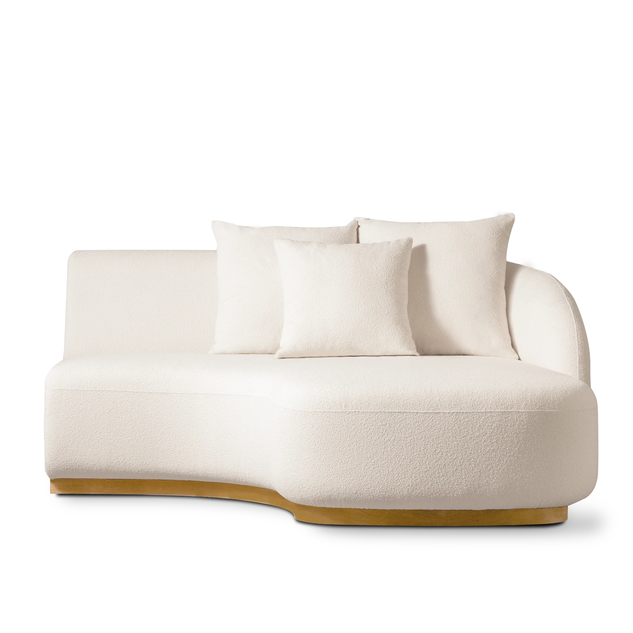 Harbour Como Curved Chaise Right available through Urban Country