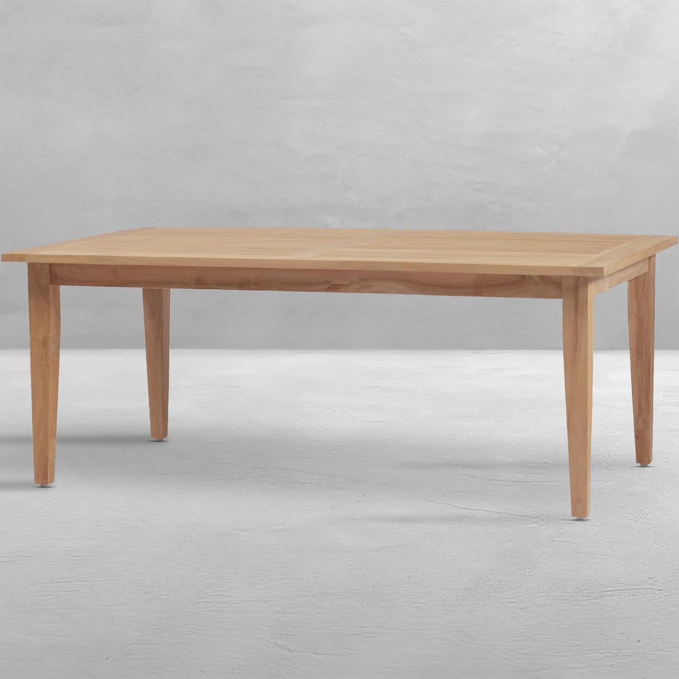 Summer Classics QS Teak Rectangle Farm Table, Natural available through Urban Country
